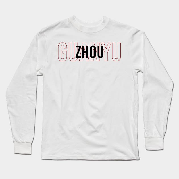 Guanyu Zhou Driver Name - 2022 Season #3 Long Sleeve T-Shirt by GreazyL